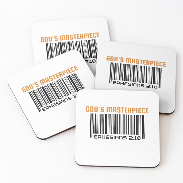 Item preview, Trendy God's Masterpiece Barcode Ephesians 2:10 designed and sold by Butterflylife.