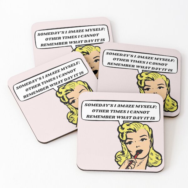 Item preview, Comic | someday’s I amaze myself; other times I cannot remember what day it is  designed and sold by Lavannya.