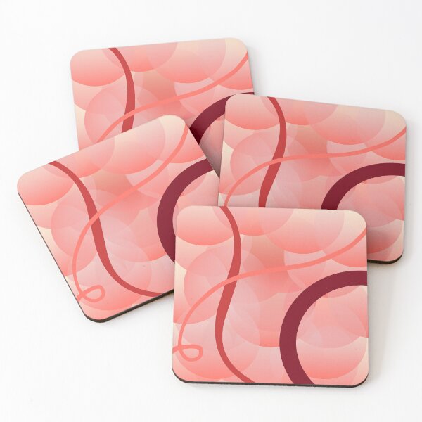 Item preview, Love red color abstract block design designed and sold by Manoroma.