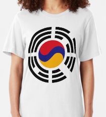 Korean Armenian Multinational Patriot Flag Series Slim Fit T-Shirt