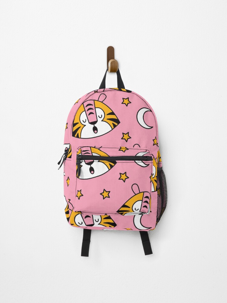 Thumbnail 1 of 3, Backpack, Tiger king pattern designed and sold by timegraf.