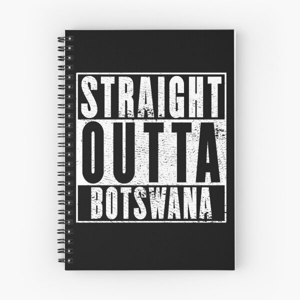 Item preview, Straight Outta Botswana designed and sold by RandomStuffShop.