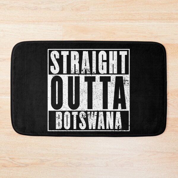 Item preview, Straight Outta Botswana designed and sold by RandomStuffShop.