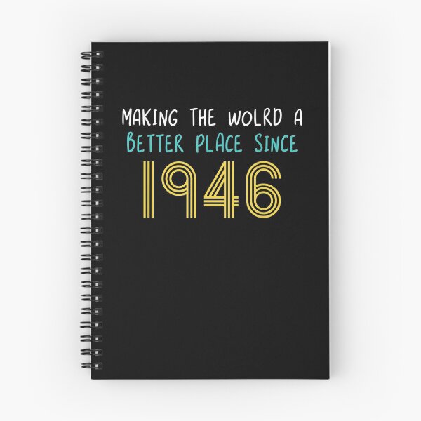 Item preview, Making The World A Better Place Since 1946 75th Birthday  designed and sold by melisenda.