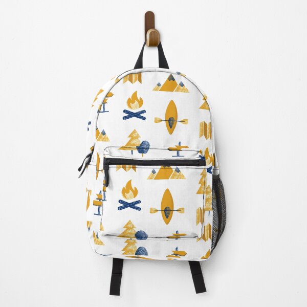 Item preview, Retro Camping Stamp Pattern designed and sold by Pique-Interest.