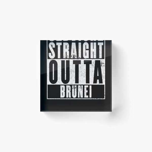 Item preview, Straight Outta Brunei designed and sold by RandomStuffShop.