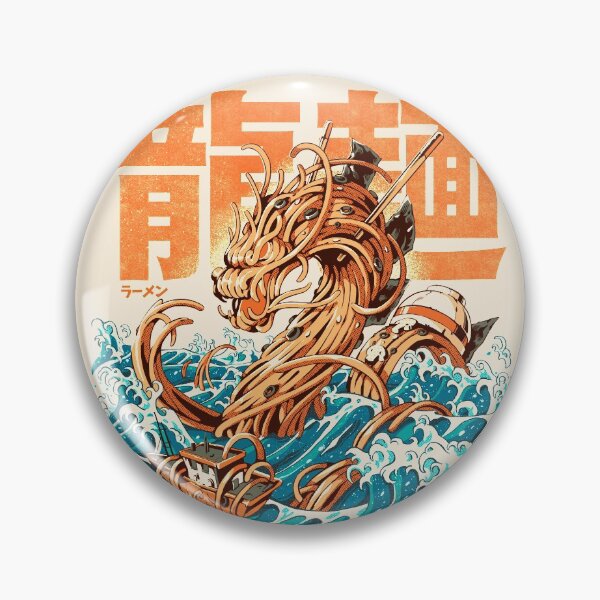 Item preview, Great Ramen Dragon off Kanagawa designed and sold by Ilustrata®.