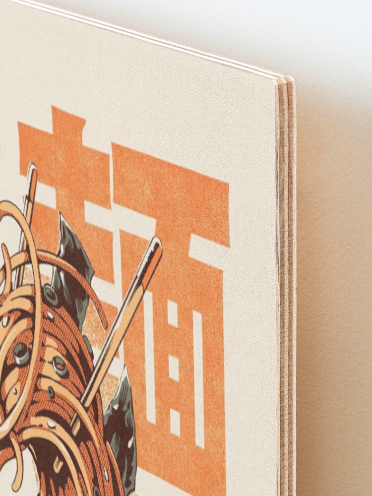 Alternate view of Great Ramen Dragon off Kanagawa Mounted Print