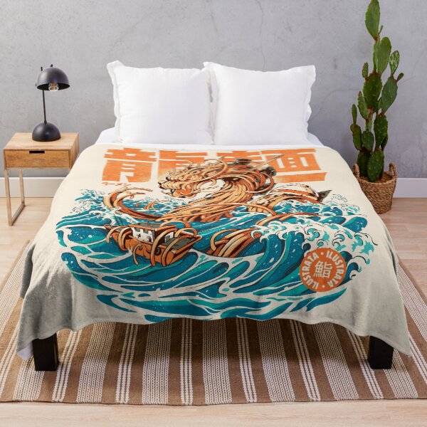 Item preview, Great Ramen Dragon off Kanagawa designed and sold by Ilustrata®.