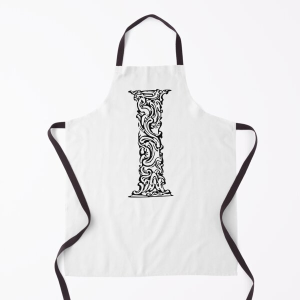 Item preview, Black Monogram - Letter "I" designed and sold by RoamingRabbit.