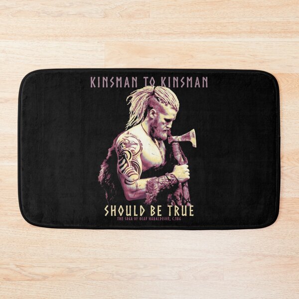 Item preview, Kinsman to Kinsman, Should Be True, Norse Mythology, Sagas, Olaf Haralsson, Viking Design, Norse Proverb, Vikings, Viking Gift designed and sold by Proverbial Wisdom Design.