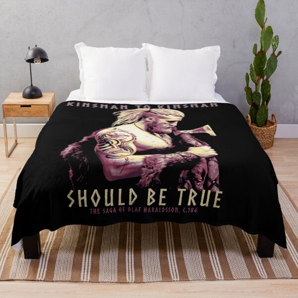 Item preview, Kinsman to Kinsman, Should Be True, Norse Mythology, Sagas, Olaf Haralsson, Viking Design, Norse Proverb, Vikings, Viking Gift designed and sold by Proverbial Wisdom Design.