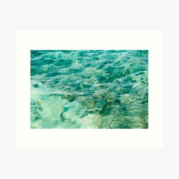 Aqua Art Print