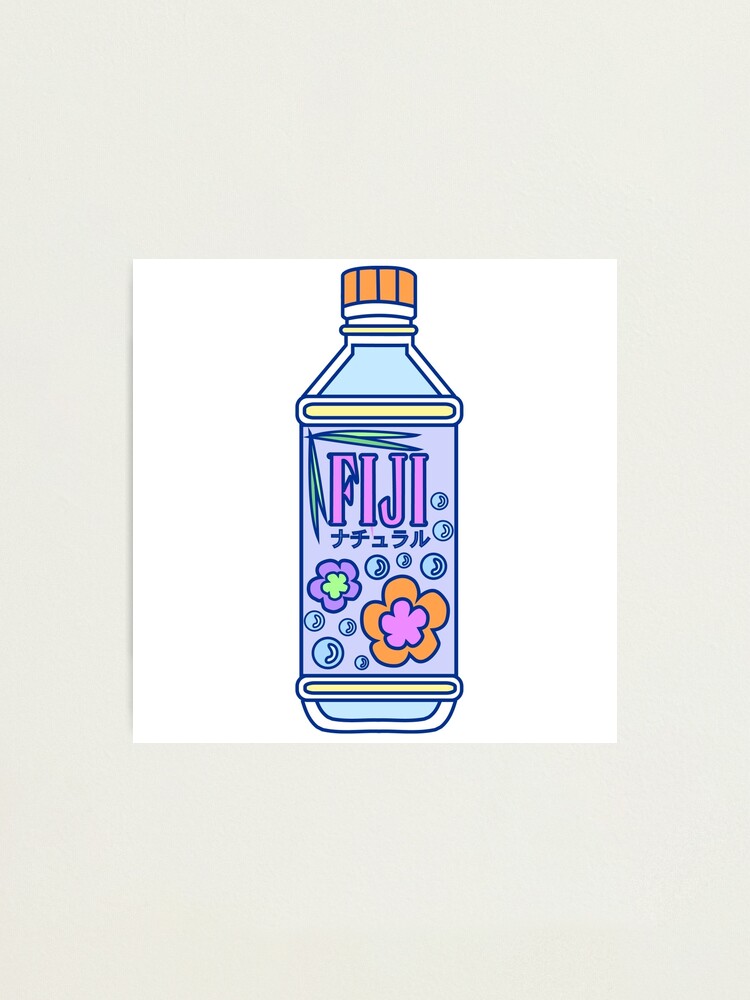 Asthetische Fidschi Wasserflasche Fotodruck Von Pennysoda Redbubble
