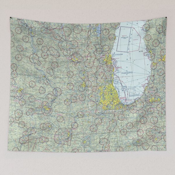 Item preview, Chicago VFR Map designed and sold by csmarshall.
