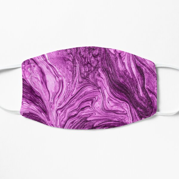 glamour 004 liquid purple colors Flat Mask
