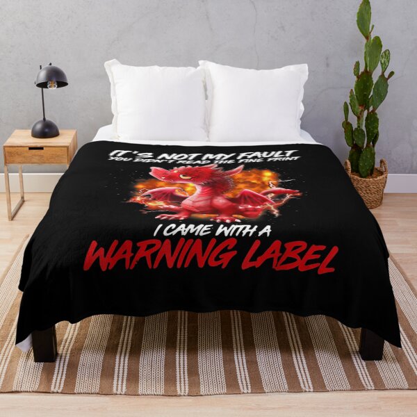 Item preview, Dragon It's Not My Fault You Didn't Read The Fine Print  designed and sold by melisenda.