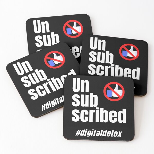 Item preview, Unsubscribed Anti Social Media Digital Detox designed and sold by WhimsicaliTee.