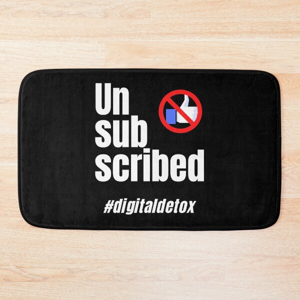 Item preview, Unsubscribed Anti Social Media Digital Detox designed and sold by WhimsicaliTee.