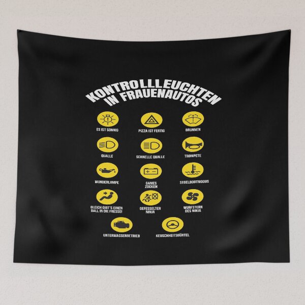 Item preview, Kontrollleuchten In Frauenautos Auto Fun designed and sold by MooonTees.