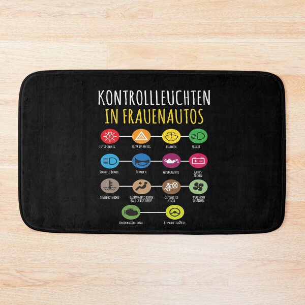 Item preview, Kontrollleuchten In Frauenautos Auto Fun designed and sold by MooonTees.