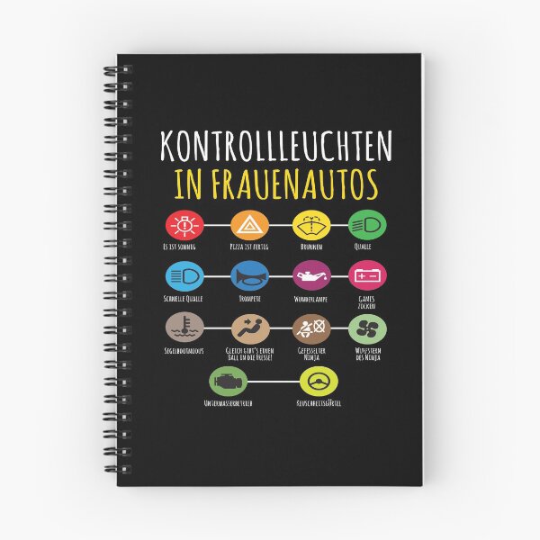 Item preview, Kontrollleuchten In Frauenautos Auto Fun designed and sold by MooonTees.
