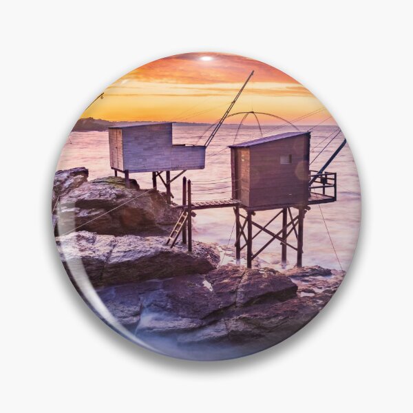 Item preview, Sunrise over the Birochère fisheries in Pornic designed and sold by RobArt-Photo.