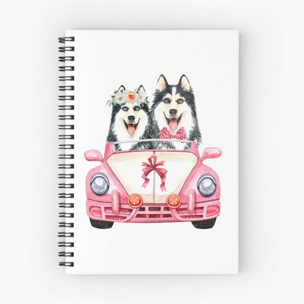 Item preview, Siberian Husky's Wedding designed and sold by irinagingercat.