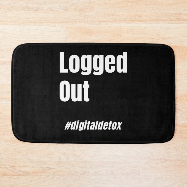 Item preview, Logged Out Digital Detox Statement designed and sold by WhimsicaliTee.