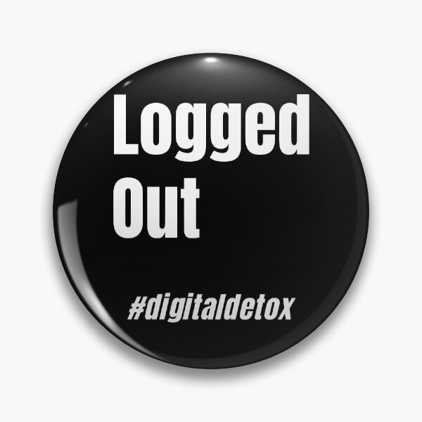 Item preview, Logged Out Digital Detox Statement designed and sold by WhimsicaliTee.