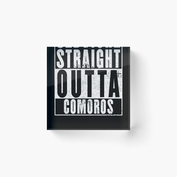 Item preview, Straight Outta Comoros designed and sold by RandomStuffShop.