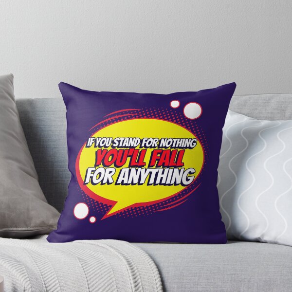 Item preview, If You Stand For Nothing, You'll Fall For Anything, Anti Woke, Anti-PC, political correctness, counter culture gift designed and sold by HomeConscious.