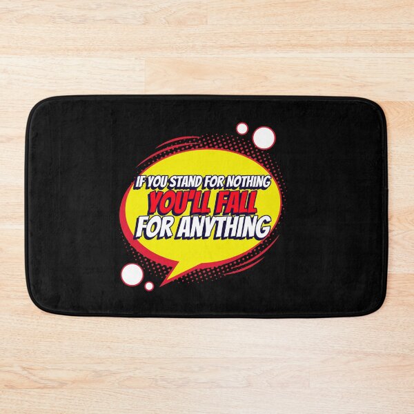 Item preview, If You Stand For Nothing, You'll Fall For Anything, Anti Woke, Anti-PC, political correctness, counter culture gift designed and sold by HomeConscious.