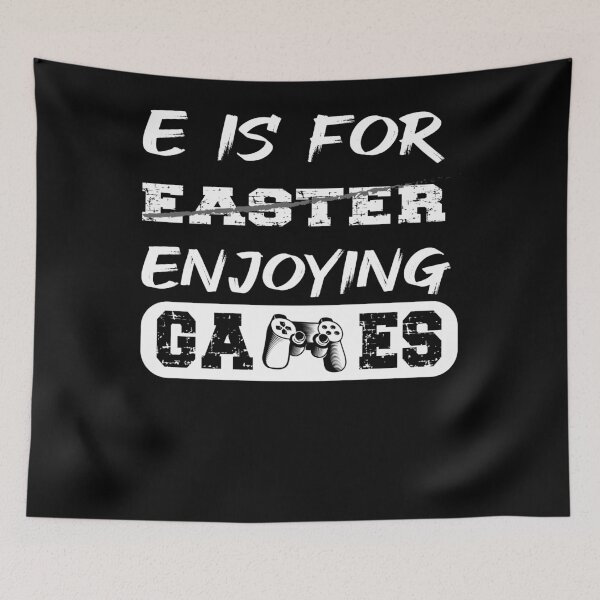 Item preview, E Is For Enjoying Games Shirt Easter Video Gamer Men Boys T-Shirt,easter shirt,gift for brother,boyfriend ,gamer shirt designed and sold by delkh07.