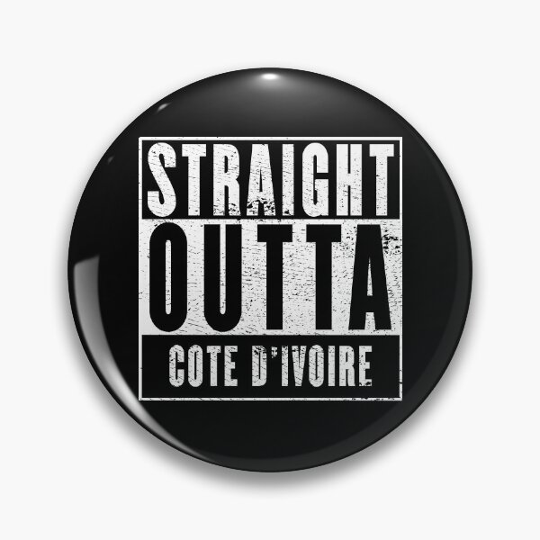 Item preview, Straight Outta Cote d'Ivoire designed and sold by RandomStuffShop.