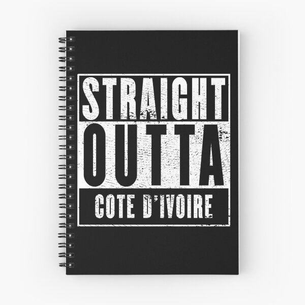 Item preview, Straight Outta Cote d'Ivoire designed and sold by RandomStuffShop.