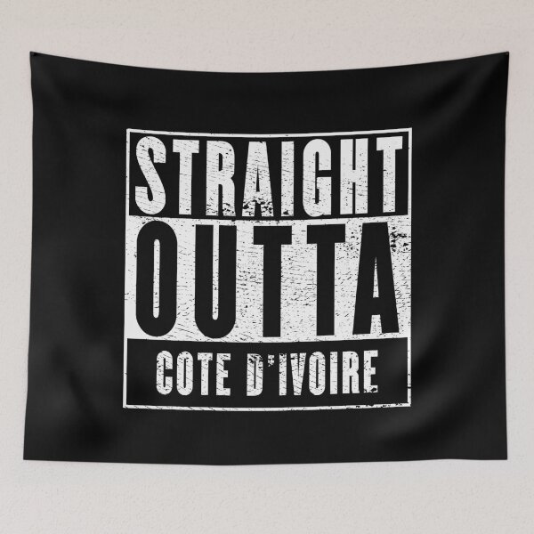 Item preview, Straight Outta Cote d'Ivoire designed and sold by RandomStuffShop.