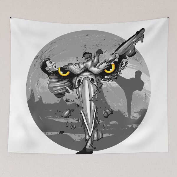 Item preview, Kickboxer black and white designed and sold by KingsManKind.