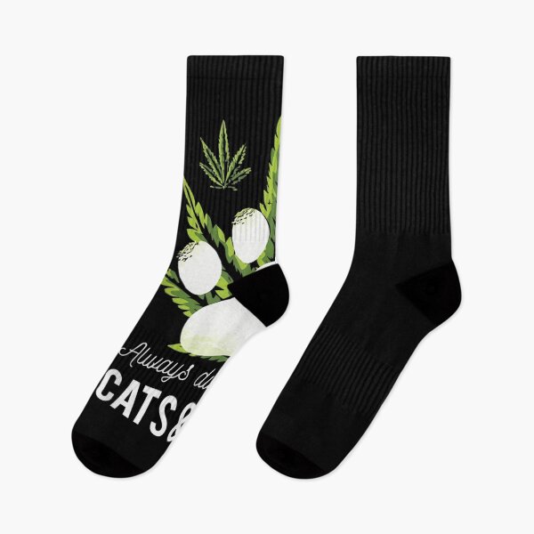 Item preview, Always Distracted By Cats Weed Funny  designed and sold by melisenda.