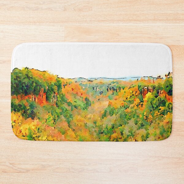 Item preview, Barbarano Romano: landscape with autumnal forest designed and sold by Giuseppe Cocco.