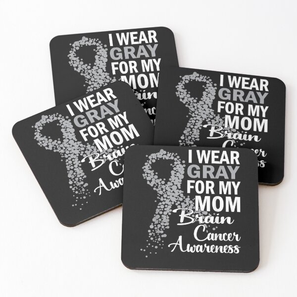 Item preview, I Wear Gray For My Mom Brain Cancer Awareness Family  designed and sold by melisenda.