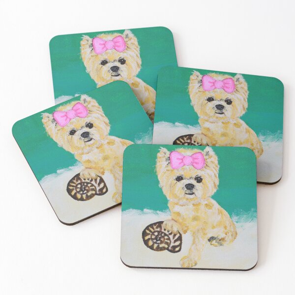 Item preview, Stylin' Swifty Yorkie & Shell designed and sold by Amanda A. Anthony.