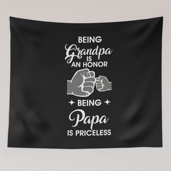 Item preview, being grandpa is an honor being papa is priceless designed and sold by Mr-tach.
