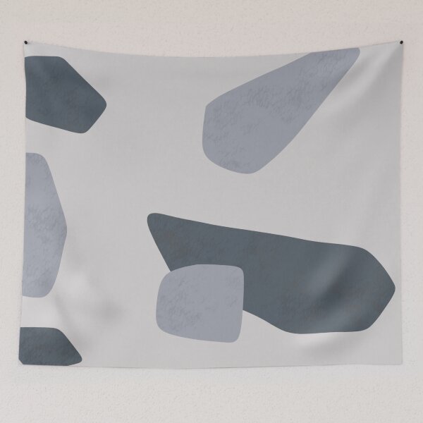 Item preview, Shapes with Blue Stone Texture designed and sold by ArtforDailyLife.