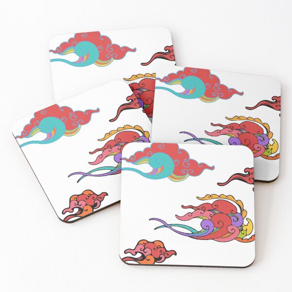 Item preview, colorful   japanese wind clouds  designed and sold by Ojoe studio.