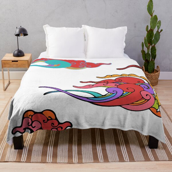 Item preview, colorful japanese wind clouds designed and sold by Ni Faycal.