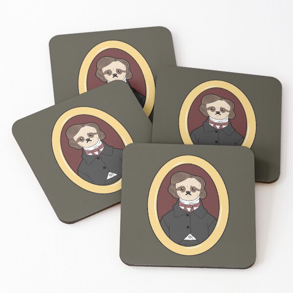 Item preview, Edgar Allan Sloth designed and sold by Slothgirl Art.