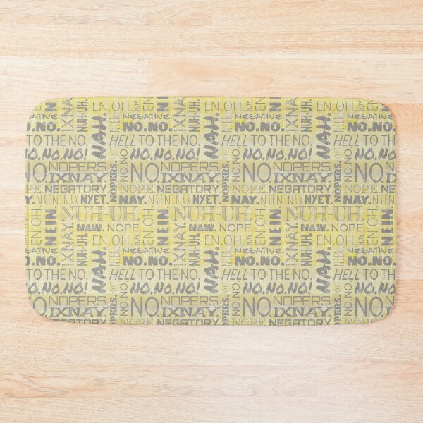 Item preview, Absolute No in Subway Style Phrases designed and sold by ArgyleImp.