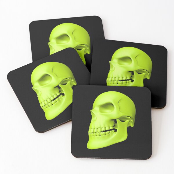 Item preview, Green skull designed and sold by redgoch.