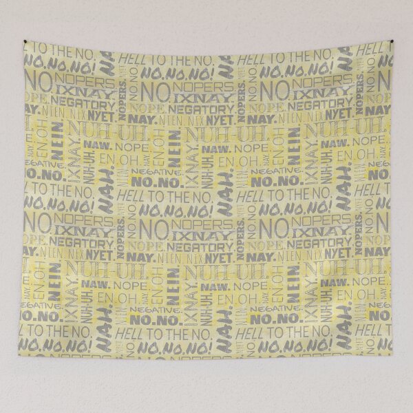 Item preview, Absolute No in Subway Style Phrases designed and sold by ArgyleImp.